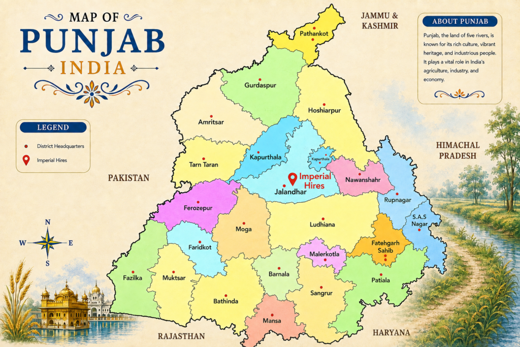 Imperial Hires car and bike rental in Punjab